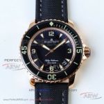 ZF Factory Blancpain Fifty Fathoms 5015-3630 Rose Gold Case Swiss Automatic 45mm Watch